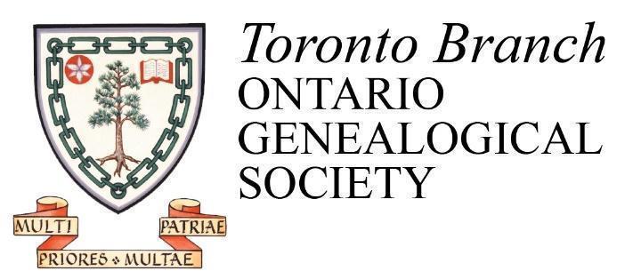 Ontario Genealogical Society, Toronto Branch logo