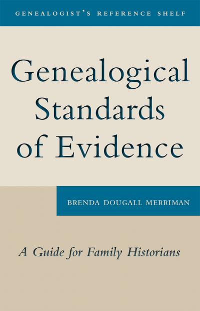 Cover for Genealogical Standards of Evidence