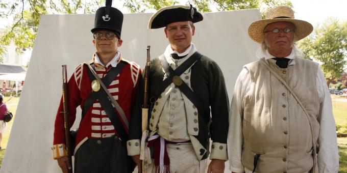 War of 1812 Re-Enactors at Canal Days
