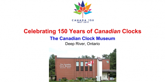 POSTER for Canada 150 project by The Canadian Clock Museum 2017