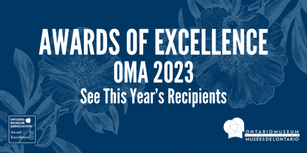 A graphic with flowers in the background and text that reads Awards of Excellence OMA 2023, with the OMA logo at the bottom right and the Awards of Exellence seal on the bottom left,
