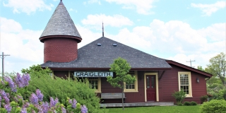 The front of the Craigleith Heritage Depot